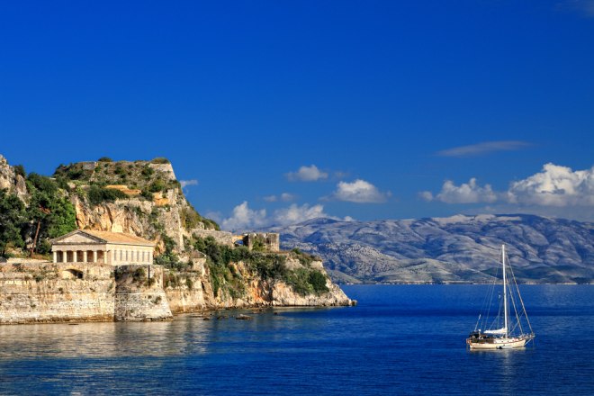 ostrov Korfu - Řecko